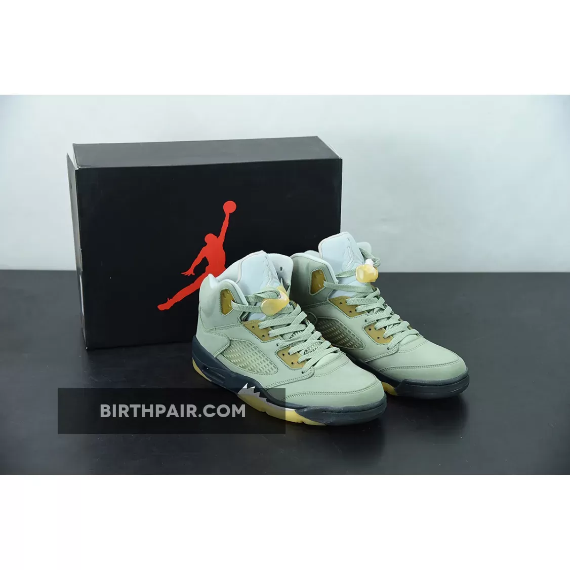 Air Jordan 5 Retro JADE HORIZON/LIGHT SILVER-ANTH AJ5 #jordan 4 jade