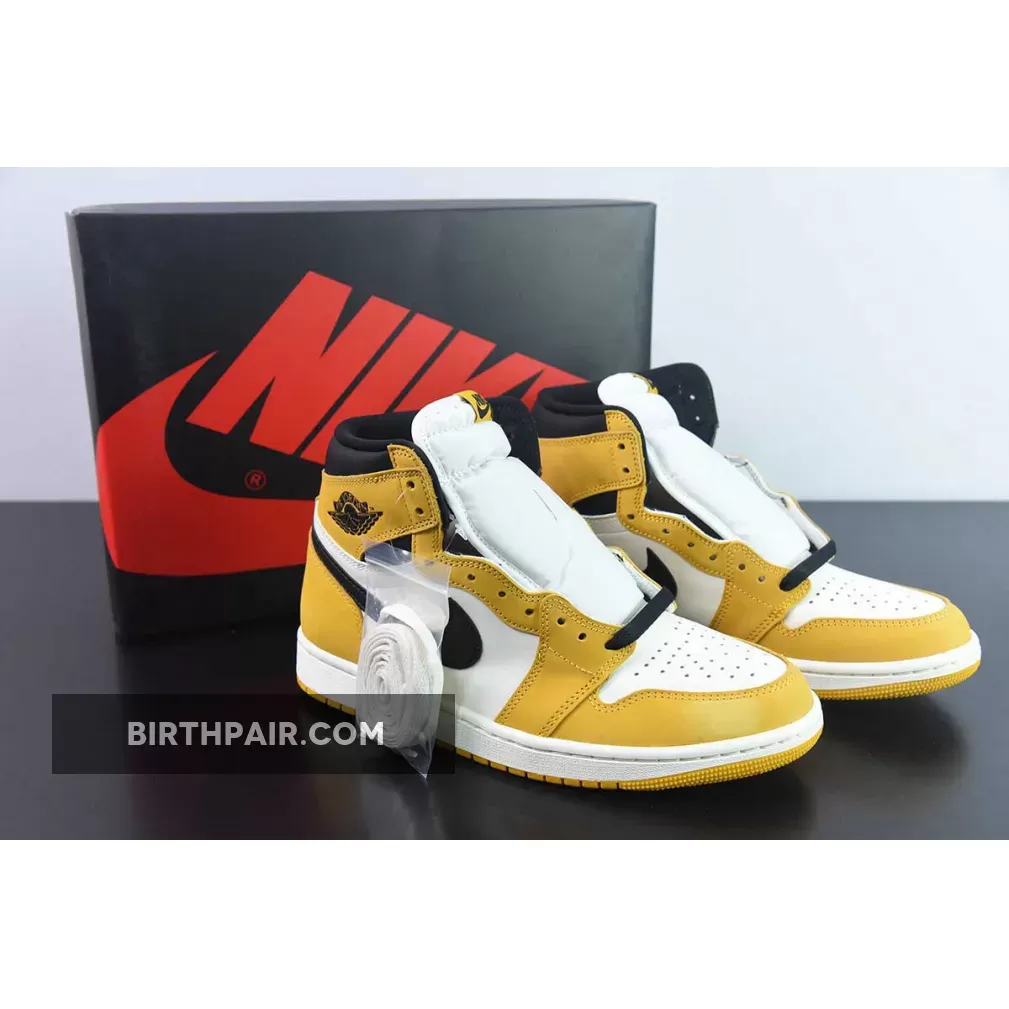 Air Jordan 1 High OG Yellow Ochre/Black-Sail DZ5485-701