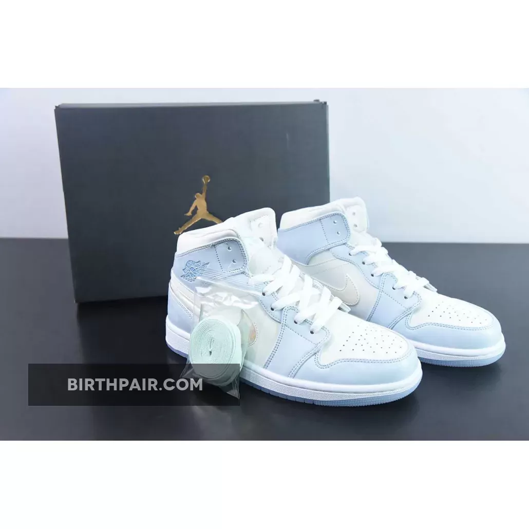 Air Jordan 1 Mid GS "Glitter Swoosh" New Arrival FQ9117-400