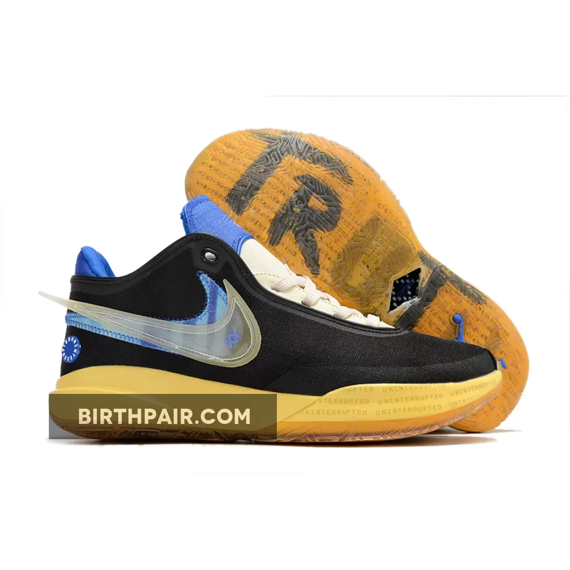 Uninterrupted X Nike LeBron 20 'Speak Your Truth' Black/Hyper Royal-Gold FN0941-001 Online