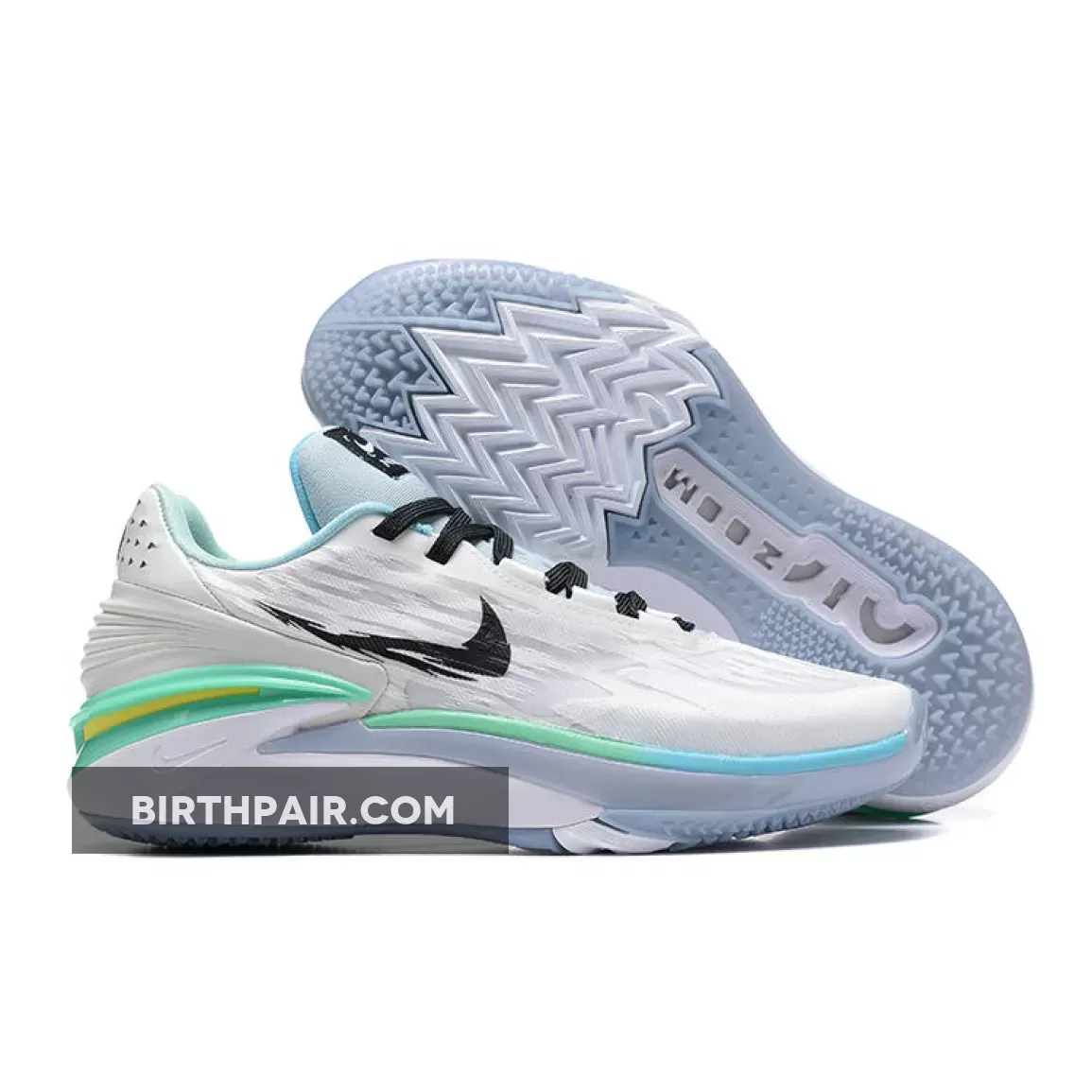 Nike Air Zoom GT Cut 2 'White Black Ice Blue Lime Green' 1680194166 Online