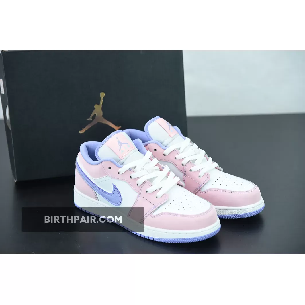 Air Jordan 1 Low GS Arctic Punch/Purple Pulse-White