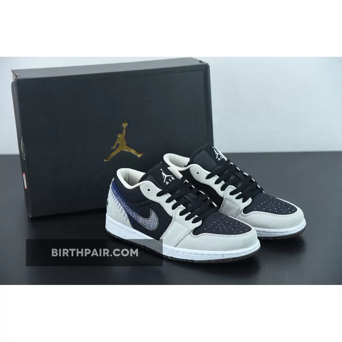 Air Jordan 1 Low Crater Black Grey DM4657-001 aj1 crater