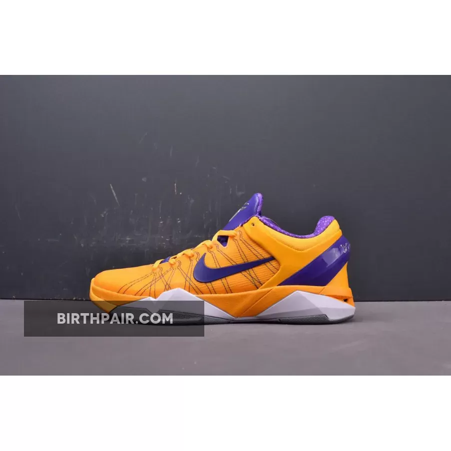 Nike Zoom Kobe 7 Court Purple/University Gold-White-Cool Grey kobe shoes purple