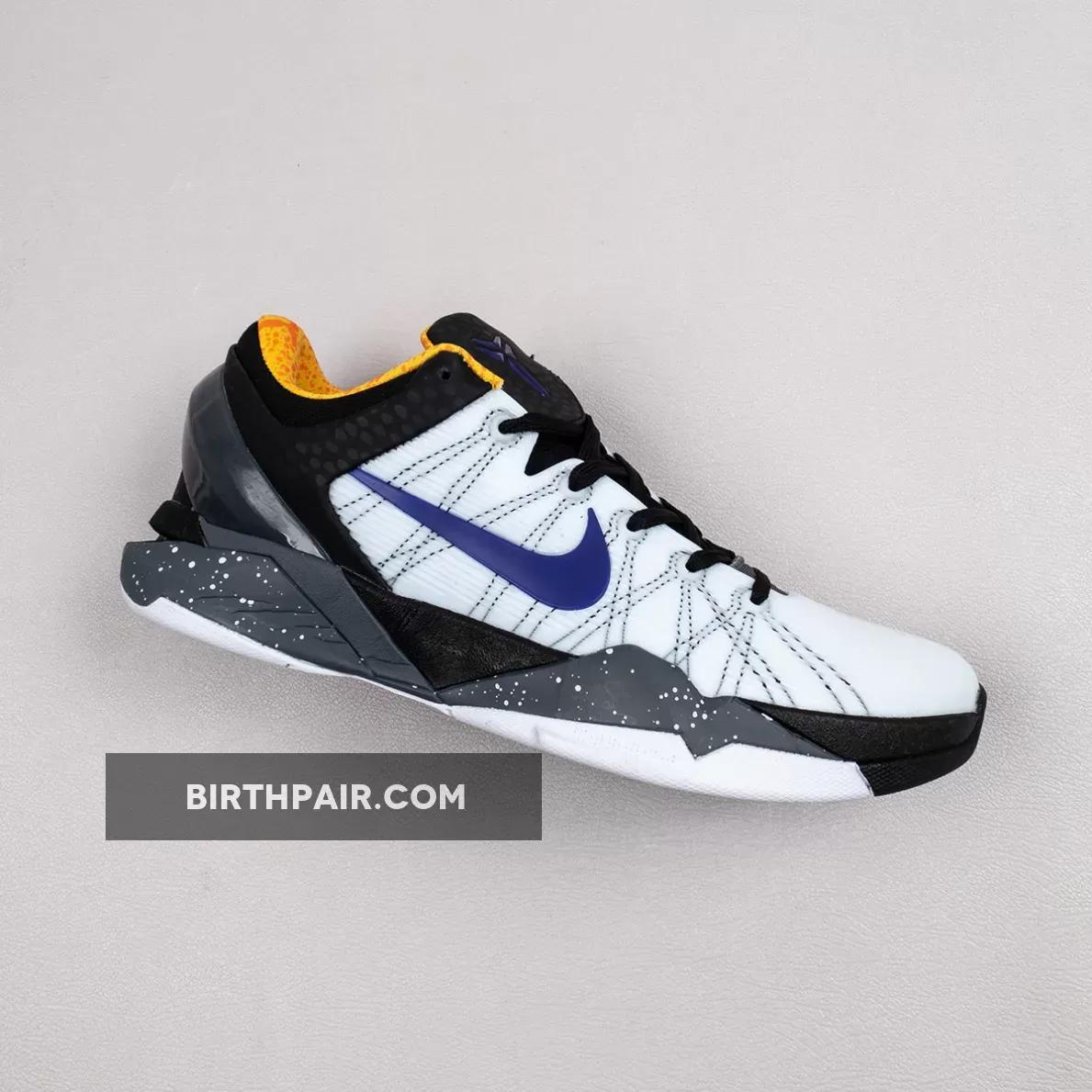 Nike Kobe 7 System 'Opening Day' White/Court Purple-Black-University Gold 488371-103 Restock