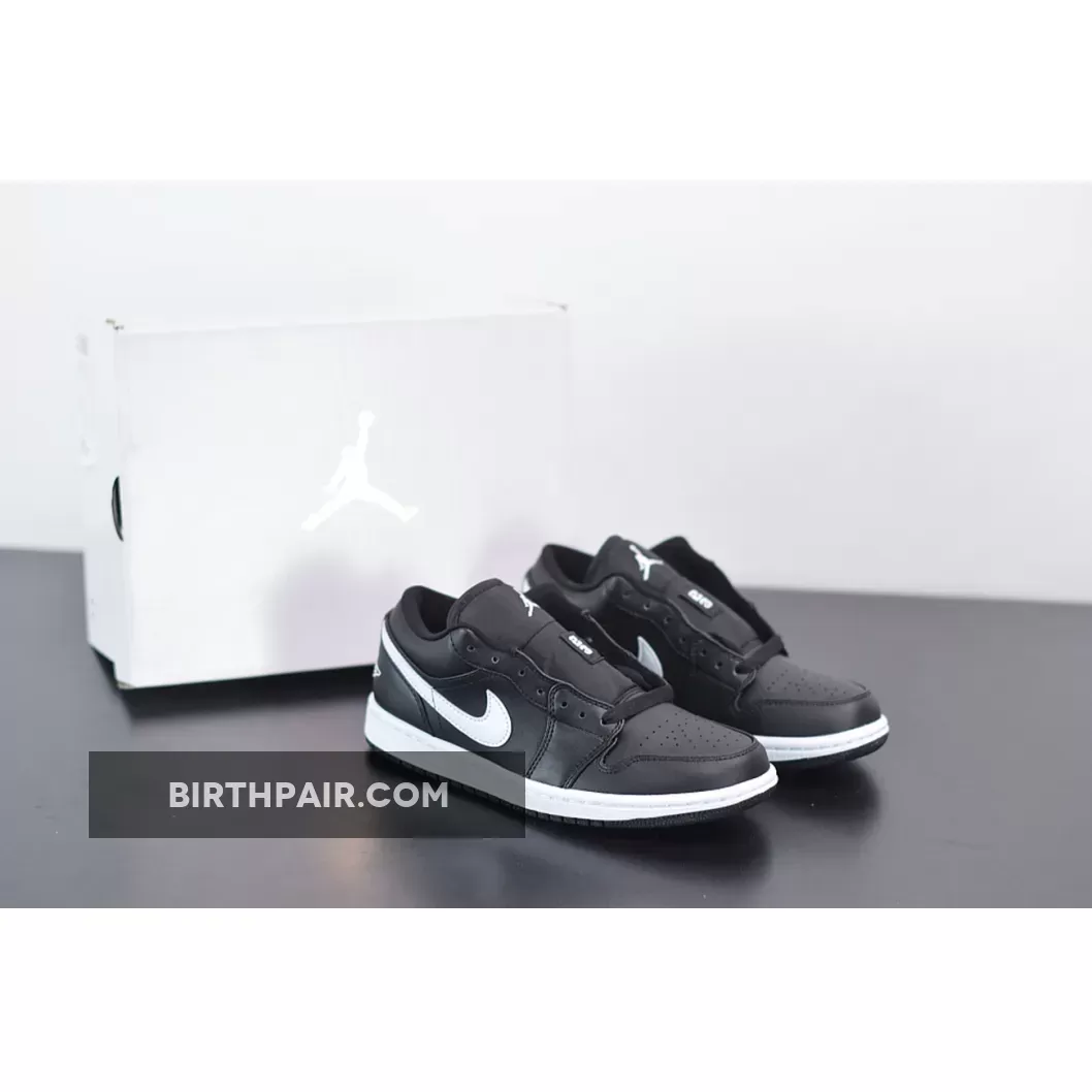 Air Jordan 1 Low White/Black wmns air jordan 1 low black