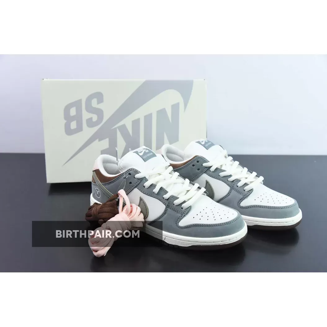 Yuto Horigome x Nike SB Dunk Low White/Grey FQ1180-001 #silver nike dunks