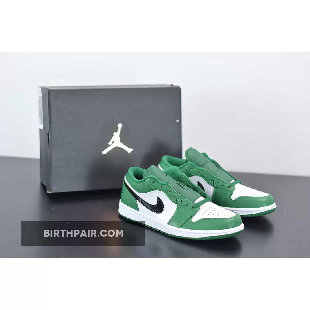 Pine Green Jordan 1 Low Air Jordan 1 Low Pine Green/Black-White