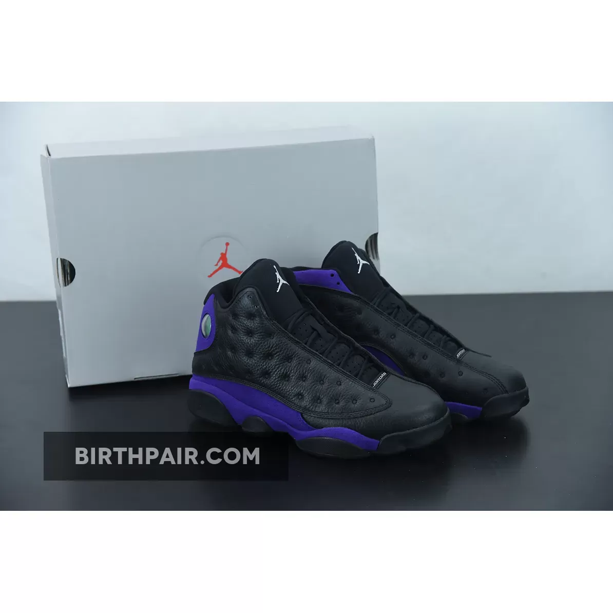 Air Jordan 13 Black/White-Court Purple Black Purple 13