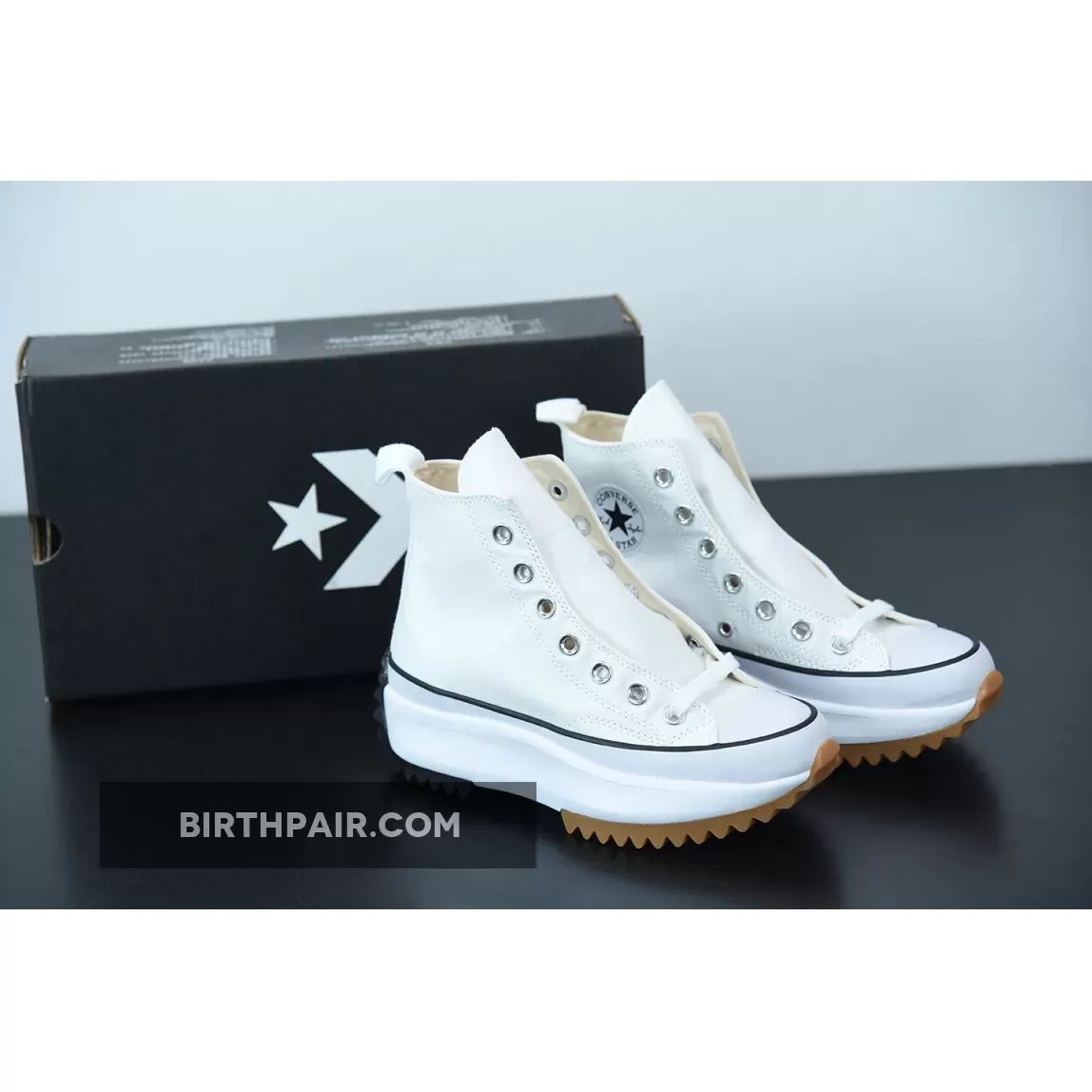 Converse Runstar Hike High White Black Gum - Online Outlet Converse 166799C