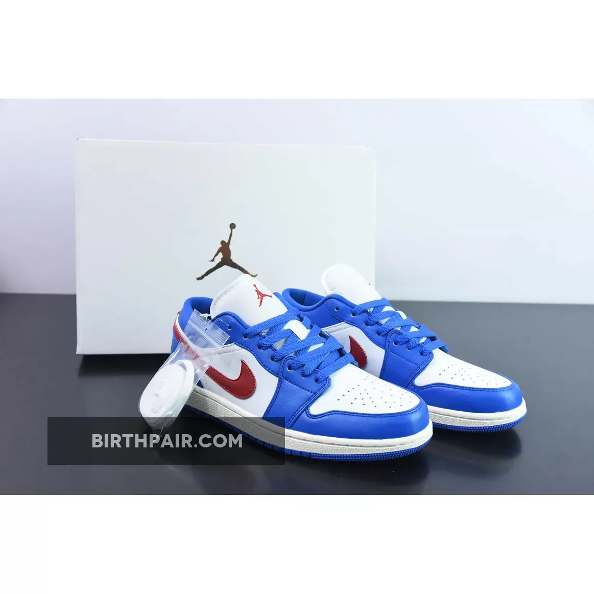 Air Jordan 1 Low Sport Blue/Gym Red-White DC0774-416 Brand New