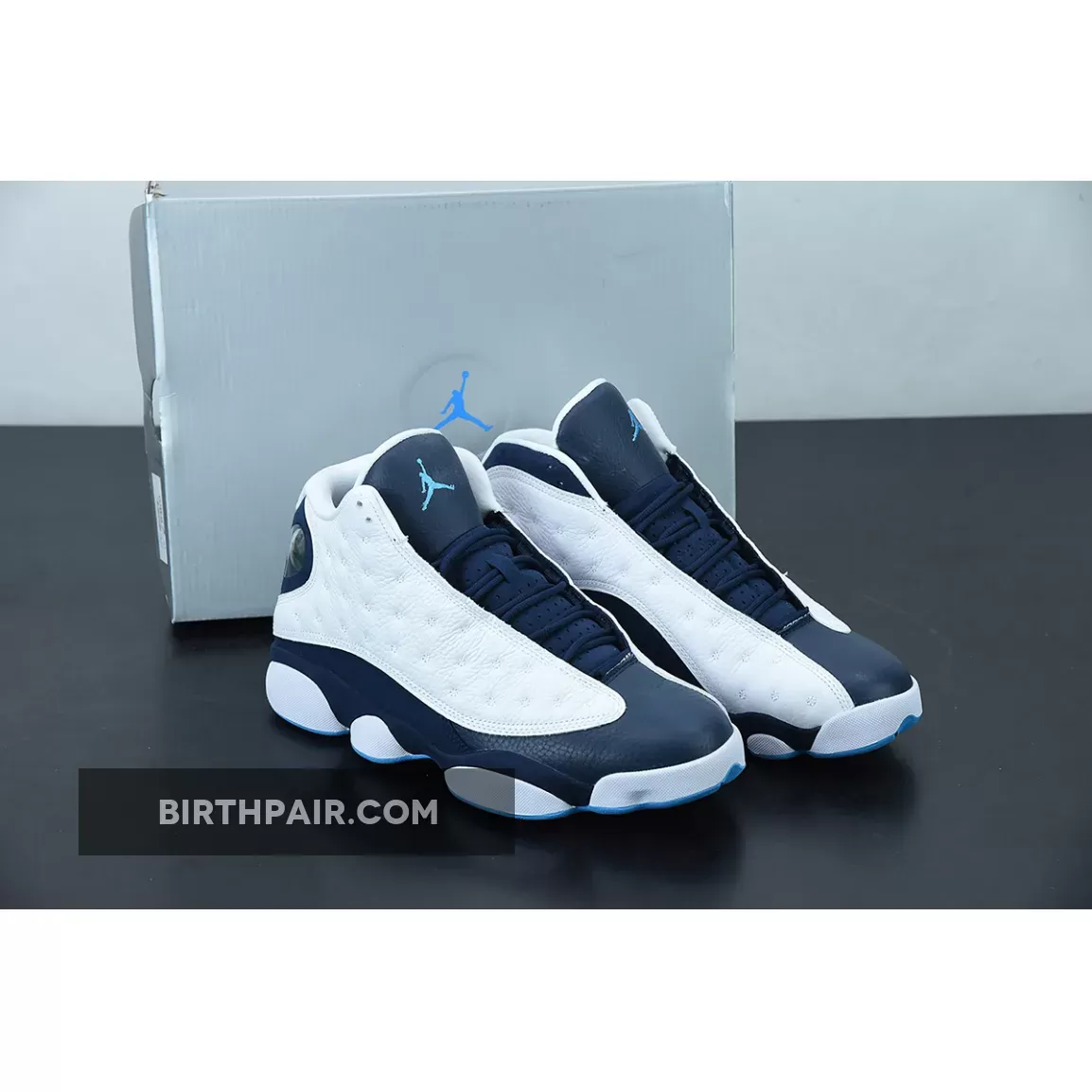 Jordan 13 Obsidian Shirts Air Jordan 13 White/Obsidian-Dark Powder Blue