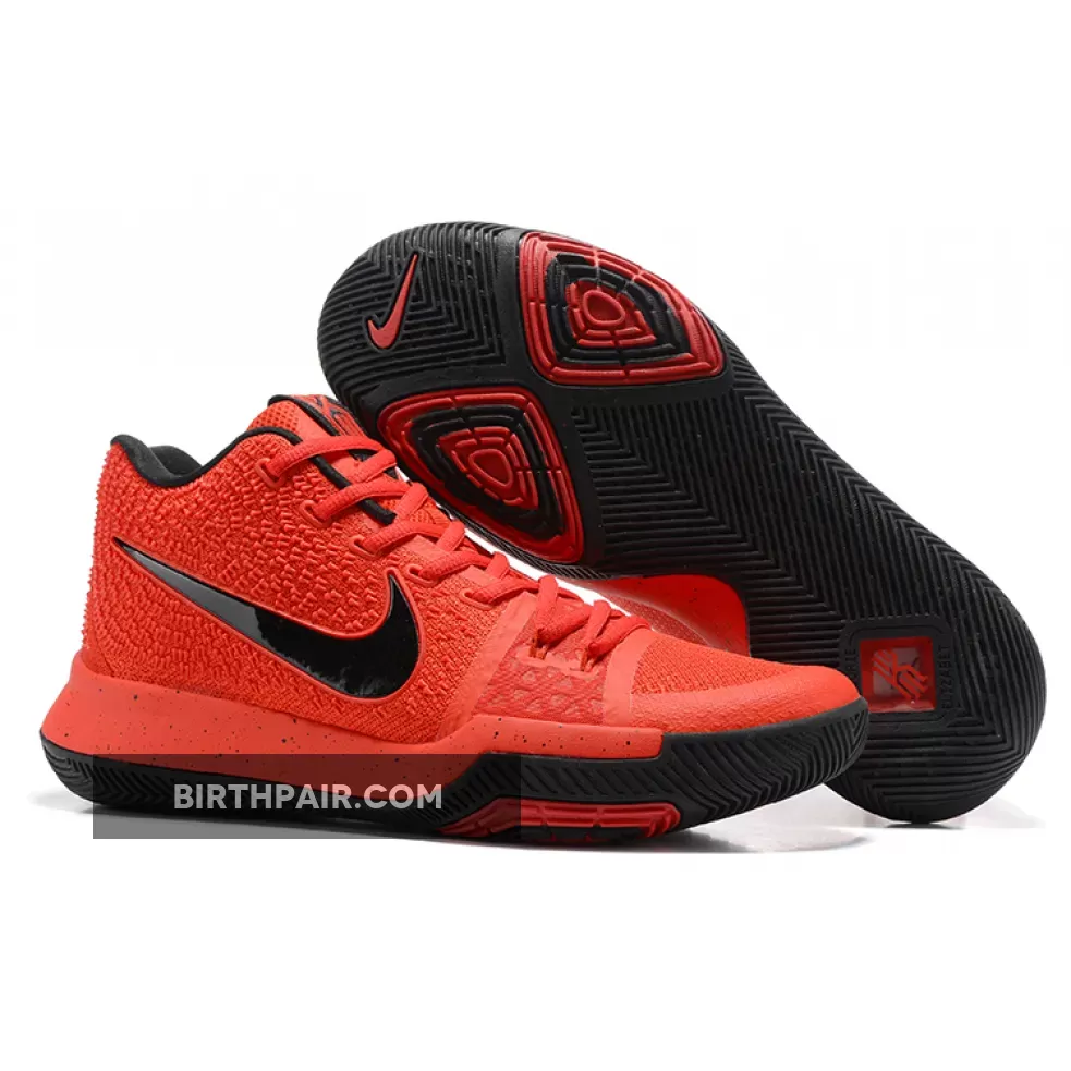 Red Kyrie 3 / Nike Kyrie 3 University Red 852395-600