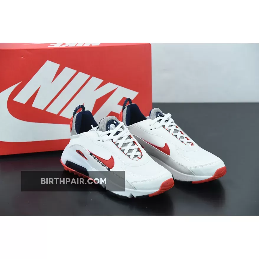 Nike Air Max 2090 White Red Restock DH7708-100