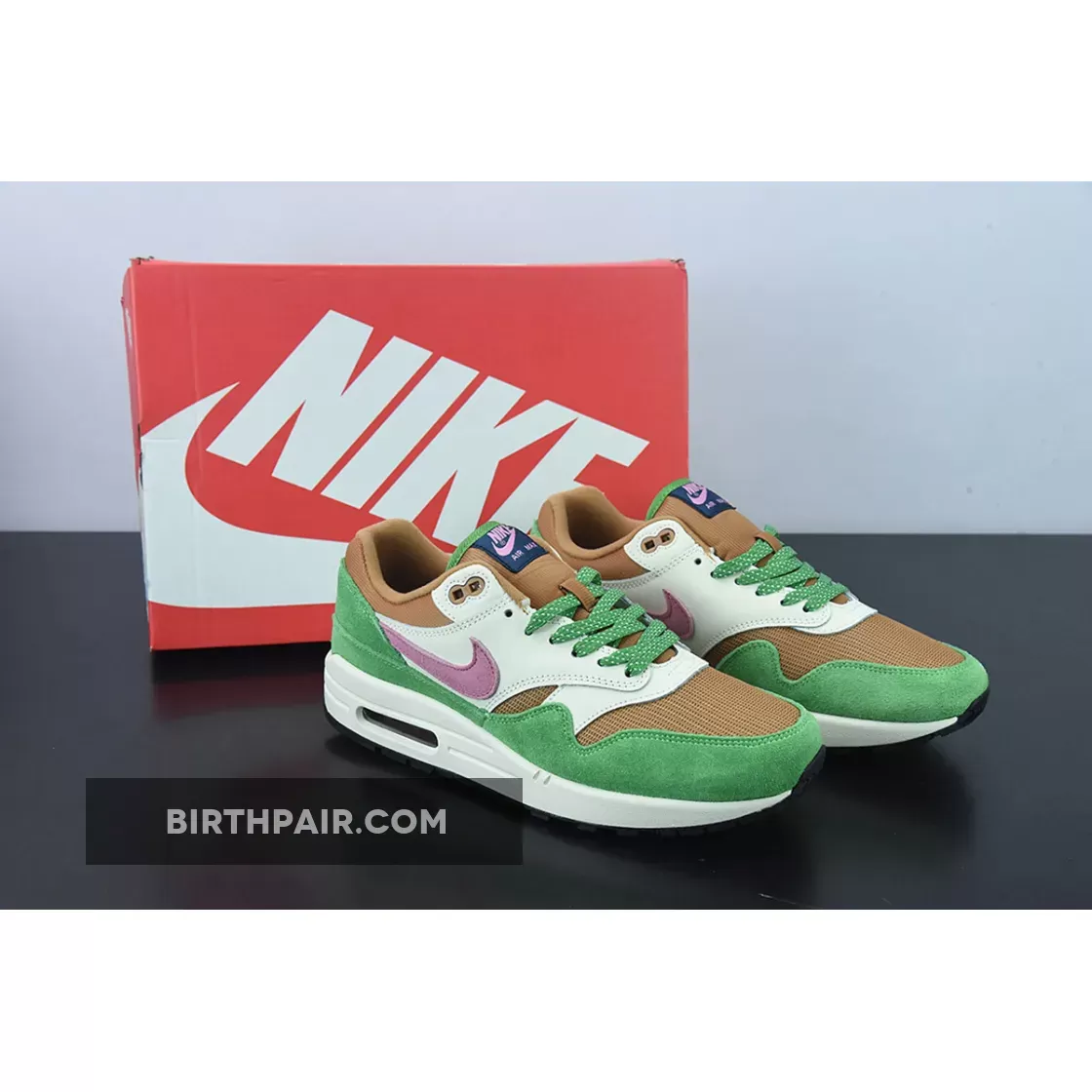 Nike Air Max 1 Treeline/Light Bordeaux-Dark Driftwood DR9773-300 - treeline airmax