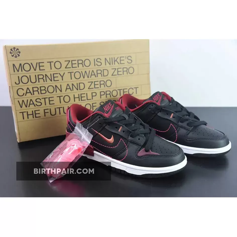 Nike Dunk Low Disrupt 2 Black Red Black Beetroot DV4024-003