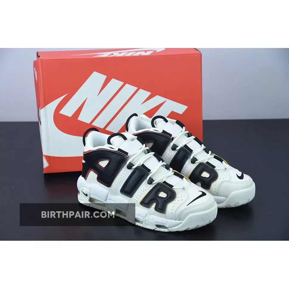 Air More Uptempo "Trading Cards" Sail/Team Orange/Black