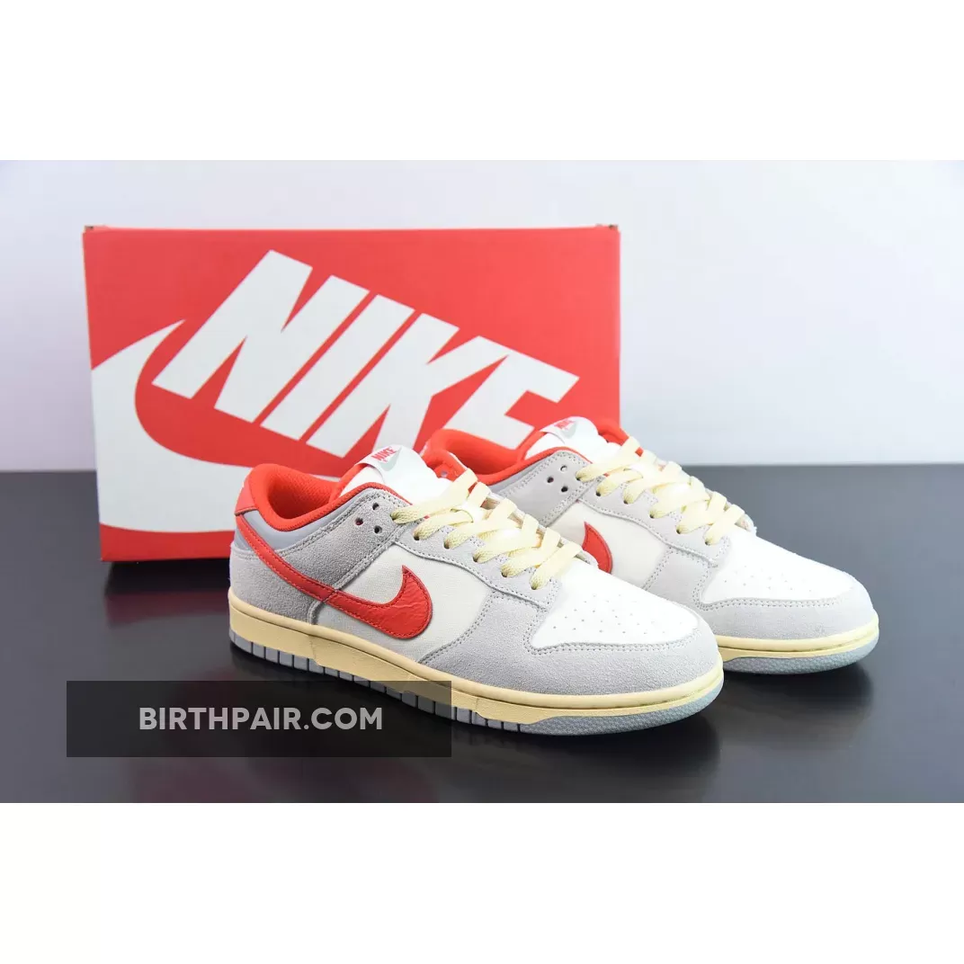 Nike Dunk Low 'Athletic Department' Red Grey Sail FJ5429-133 Restock