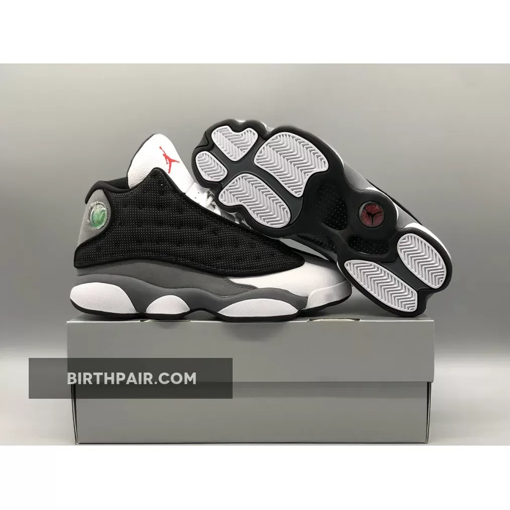 Air Jordan 13 'Black Flint' Black/University Red-Flint Grey-White / black flint 13 release date