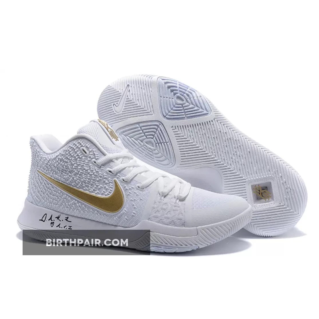 Nike Kyrie 3 White/Metallic Gold 1675861367