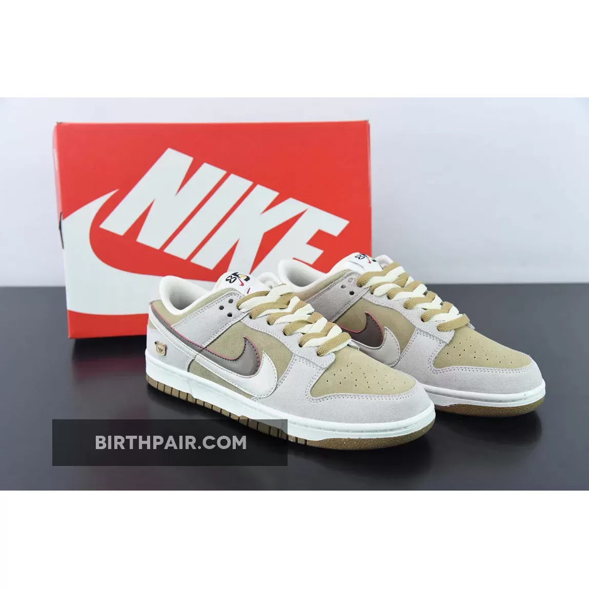 Nike Dunk Low '85 Double Swooshes' Grey Brown 1678610340 New Releases