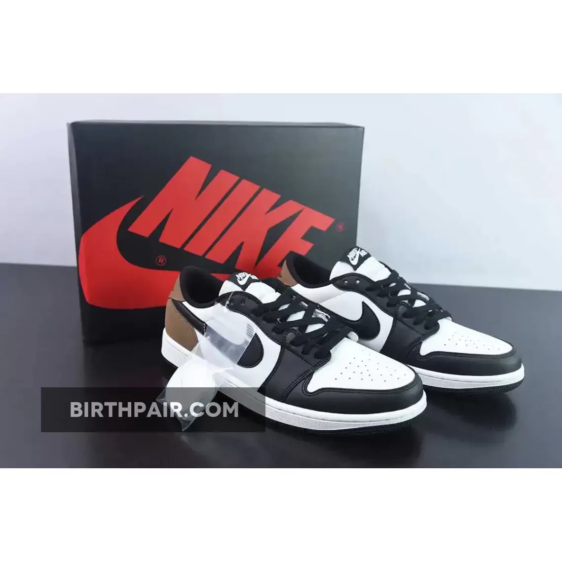 Air Jordan 1 Low OG "Mocha" White/Black-Palomino