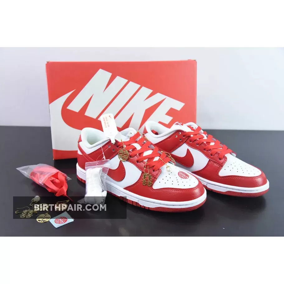 Nike Dunk Low Next Nature White Gym Red (Womens)